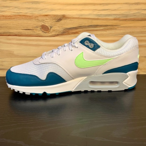New Nike Air Max 90/1 Spruce Lime Blast Running - Picture 3 of 8